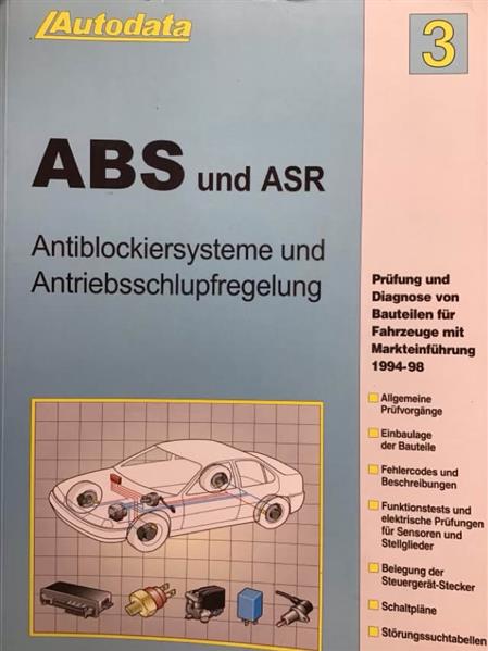 Autodata ABS und ASR Nr. 3 - Für Fahrzeuge von 1994-1998
